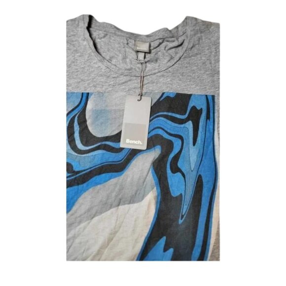 NWT "Bench Women's Gray Graphic Tee  Size S #10 - Picture 6 of 8